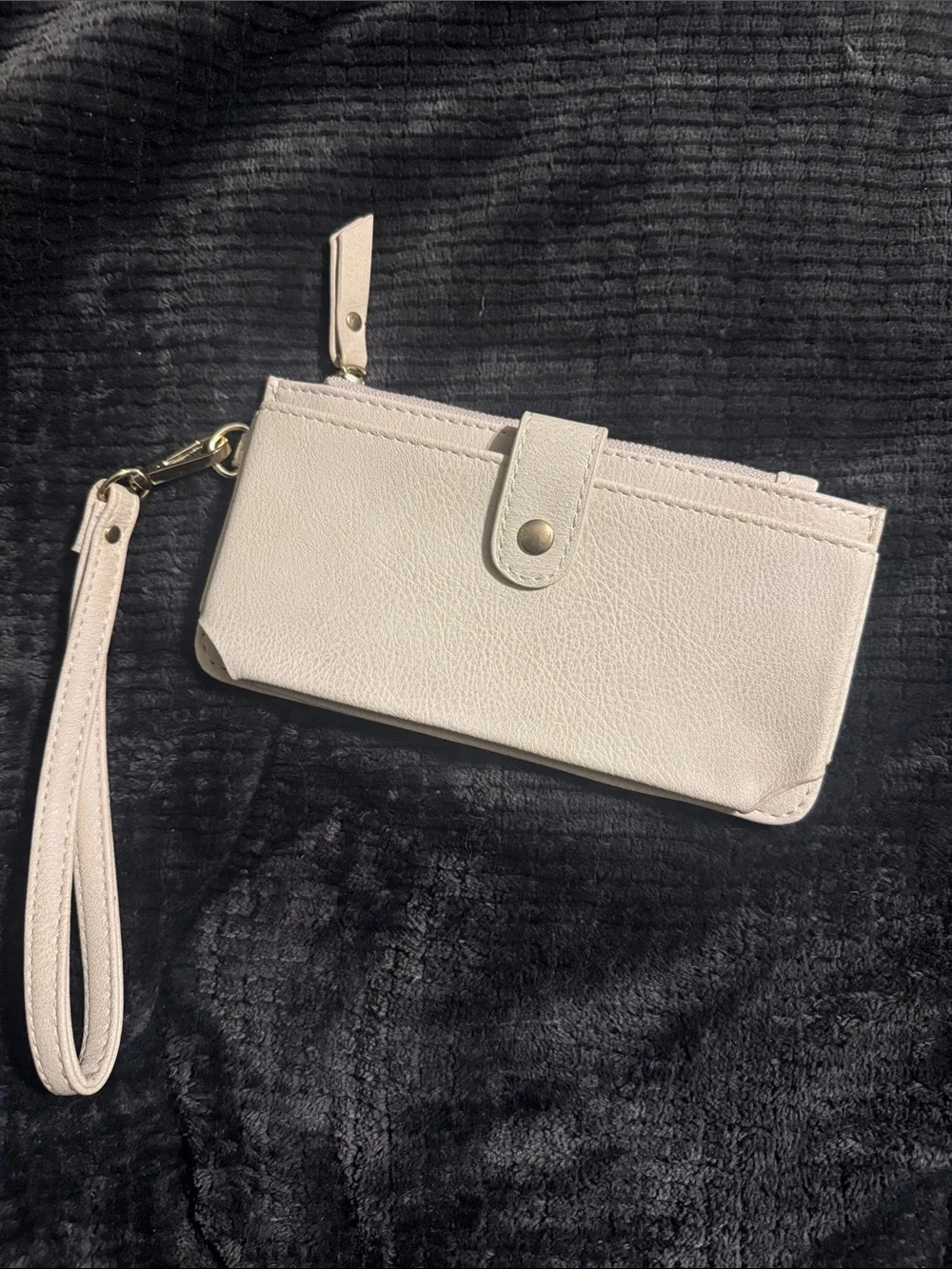 Wristlet Phone Wallet - Cream
